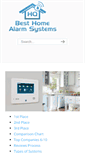 Mobile Screenshot of besthomealarmsystemsreviews.com